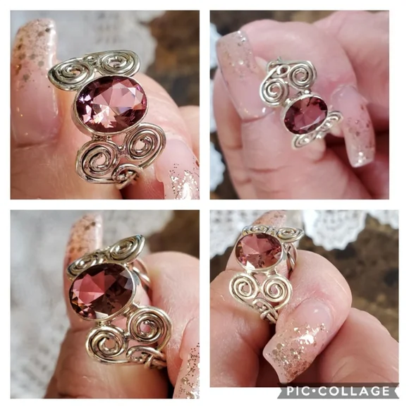 2.5 Color Changing Alexandrite Ring Size 9 - Picture 4 of 7